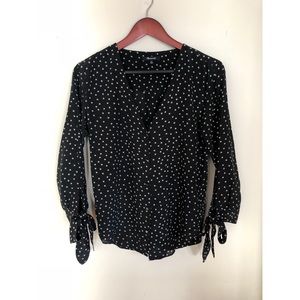 Madewell star print blouse